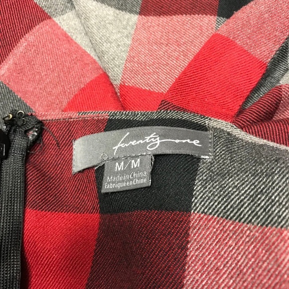 *sold* Forever 21 Plaid Grunge Skater Dress - Picture 5 of 6